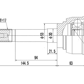 OPTIMA Front Outer Cv Joint - SKU IZ5941 - SpareMe