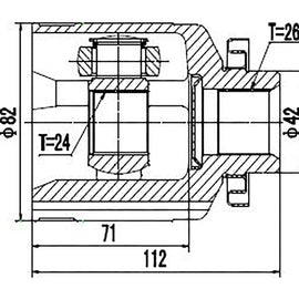 OPTIMA Front Inner Cv Joint - SKU KA4012 - SpareMe