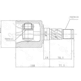 OPTIMA Front Inner Cv Joint - SKU KA4021 - SpareMe