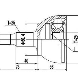 OPTIMA Front Outer Cv Joint - SKU ME3001 - SpareMe