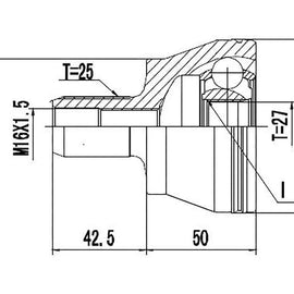 Mercedes-Benz A-Series - Front Outer Cv Joint | OPTIMA | ME3003