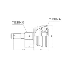 Mercedes-Benz GL-Series - Position Outer Cv Joint | OPTIMA | ME3016