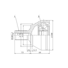 OPTIMA Front Outer Cv Joint - SKU ME3018 - SpareMe