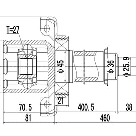 OPTIMA Front Inner Cv Joint - SKU ME4006 - SpareMe