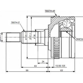OPTIMA Front Outer Cv Joint - SKU ME5710A - SpareMe