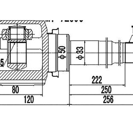 OPTIMA Front Inner Cv Joint - SKU MI4012 - SpareMe