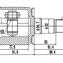 OPTIMA Front Inner Cv Joint - SKU MI4017 - SpareMe
