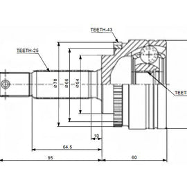 OPTIMA Front Outer Cv Joint - SKU MI5710F2A - SpareMe