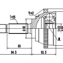 OPTIMA Front Outer Cv Joint - SKU MI5914A1 - SpareMe