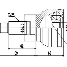 MAZDA - Front Outer Cv Joint | OPTIMA | MZ3010