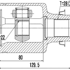 OPTIMA Front Inner Cv Joint - SKU MZ4005 - SpareMe