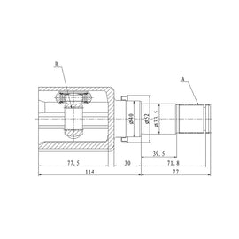 OPTIMA Front Inner Cv Joint - SKU MZ4020 - SpareMe