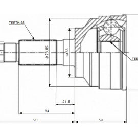 OPTIMA Front Outer Cv Joint - SKU MZ5925 - SpareMe