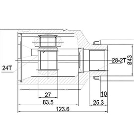 OPTIMA Front Inner Cv Joint - SKU MZ8037 - SpareMe