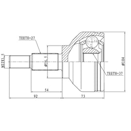 OPTIMA Front Outer Cv Joint - SKU NI3027 - SpareMe