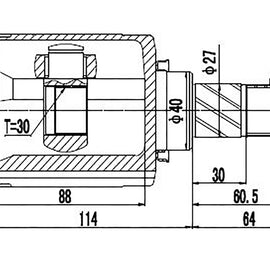 OPTIMA Front Inner Cv Joint - SKU NI4028 - SpareMe