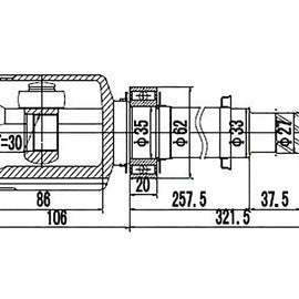 OPTIMA Front Inner Cv Joint - SKU NI4029 - SpareMe