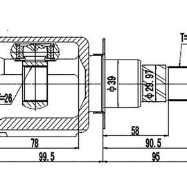 OPTIMA Front Inner Cv Joint - SKU NI4031 - SpareMe