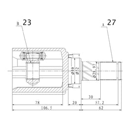 OPTIMA Front Inner Cv Joint - SKU NI4045 - SpareMe