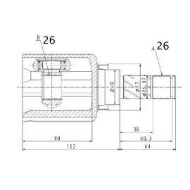 OPTIMA Front Inner Cv Joint - SKU NI4061 - SpareMe