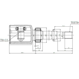 OPTIMA Front Inner Cv Joint - SKU NI4069 - SpareMe