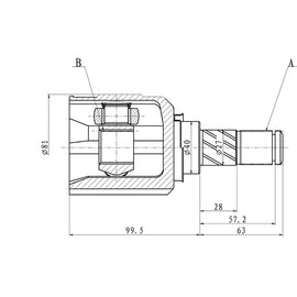 OPTIMA Front Inner Cv Joint - SKU NI4077 - SpareMe