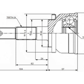 OPTIMA Front Outer Cv Joint - SKU NI5912 - SpareMe