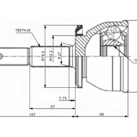 OPTIMA Front Outer Cv Joint - SKU NI5930 - SpareMe