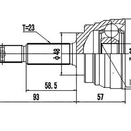 OPTIMA Front Outer Cv Joint - SKU NI5942 - SpareMe