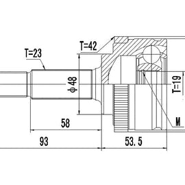 OPTIMA Front Outer Cv Joint - SKU NI5958A - SpareMe