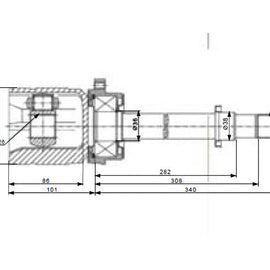 OPTIMA Front Inner Cv Joint - SKU NI6426 - SpareMe
