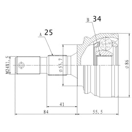 OPTIMA Front Outer Cv Joint - SKU OP3019 - SpareMe