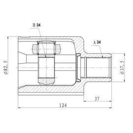 OPTIMA Front Inner Cv Joint - SKU OP4030 - SpareMe
