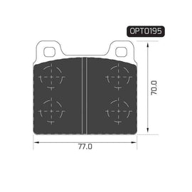 Volkswagen Caravelle - Front Brake Pads | OPTIMA | OPT0195 - SKU OPT0195 - SpareMe South Africa