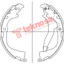 Brake Shoe VW Amarok 2009-2012