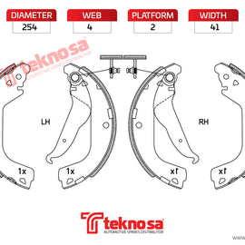 Brake Shoe CHEVROLET Cruze
