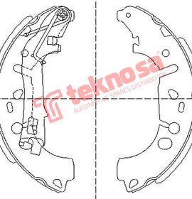 Brake Shoe FIAT Punto OPEL Adam/Corsa