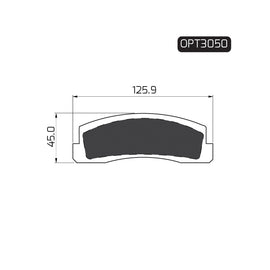 OPTIMA Front Brake Pads for Jaguar XK Serie - SKU OPT3050 - SpareMe South Africa