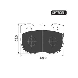 Land Rover Discovery - Front Brake Pads | OPTIMA | OPT3054 - SKU OPT3054 - SpareMe South Africa