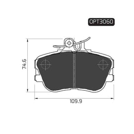Mercedes-Benz C-Series - Front Brake Pads | OPTIMA | OPT3060 - SKU OPT3060 - SpareMe South Africa