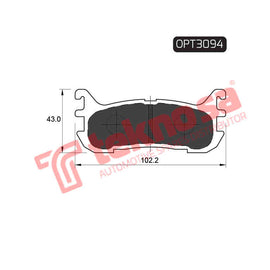 Brake Components Brake Pads OPT3094 for Sale South Africa Brake Pads SpareMe