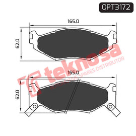 Brake Components Brake Pads OPT3172 for Sale South Africa Brake Pads SpareMe