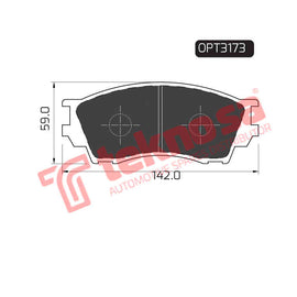 Brake Components Brake Pads OPT3173 for Sale South Africa Brake Pads SpareMe