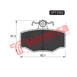 Brake Components Brake Pads OPT3182 for Sale South Africa Brake Pads SpareMe