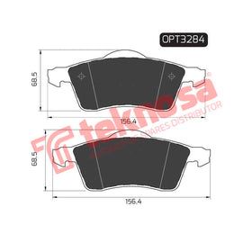Brake Components Brake Pads OPT3284 for Sale South Africa Brake Pads SpareMe