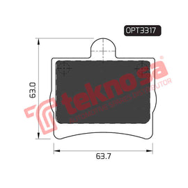 Brake Components Brake Pads OPT3317 for Sale South Africa Brake Pads SpareMe