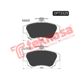 Brake Components Brake Pads OPT3329 for Sale South Africa Brake Pads SpareMe