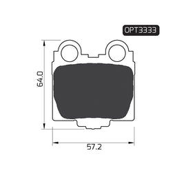 OPTIMA Rear Brake Pads for Lexus GS - SKU OPT3333 - SpareMe South Africa