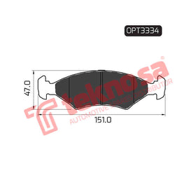 Brake Components Brake Pads OPT3334 for Sale South Africa Brake Pads SpareMe