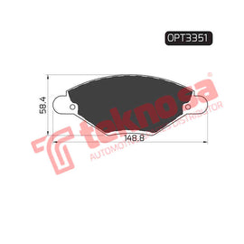 Brake Components Brake Pads OPT3351 for Sale South Africa Brake Pads SpareMe